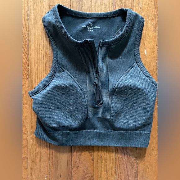 Aerie
Built in bra 
Off line zip up - Picture 3 of 4